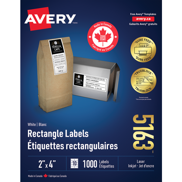 Avery 5163