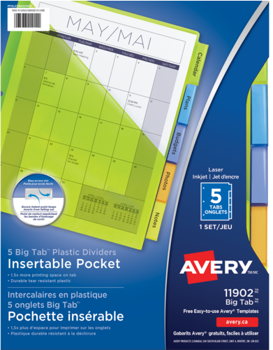 Avery Dividers