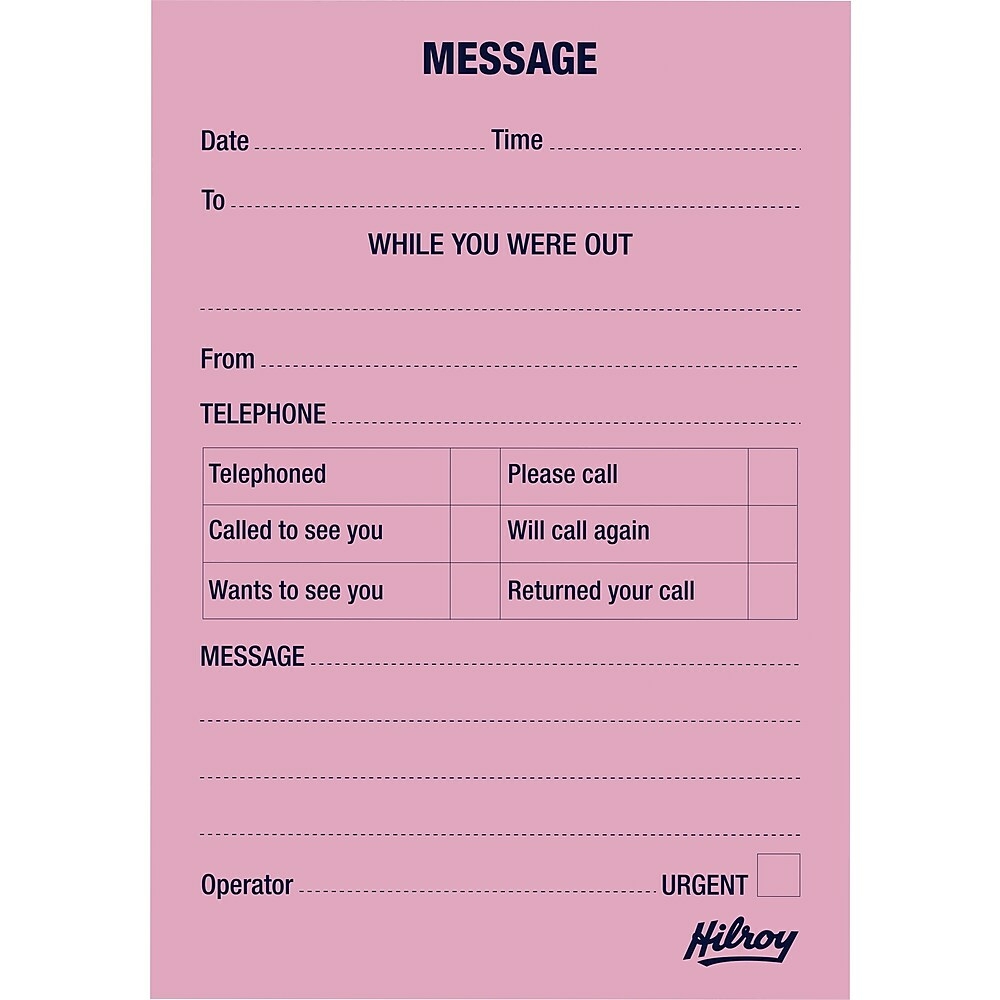 Hilroy Message Pad